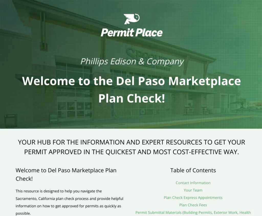 Permit Place SERVICE > MALL > Phillips Edison - Permit Place