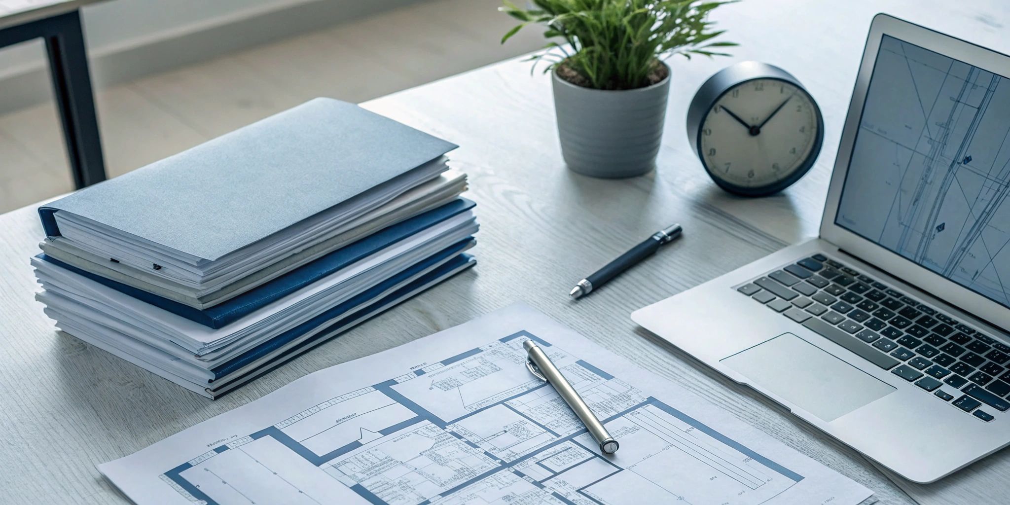 A person at a desk getting help to complete a business signage permit application.