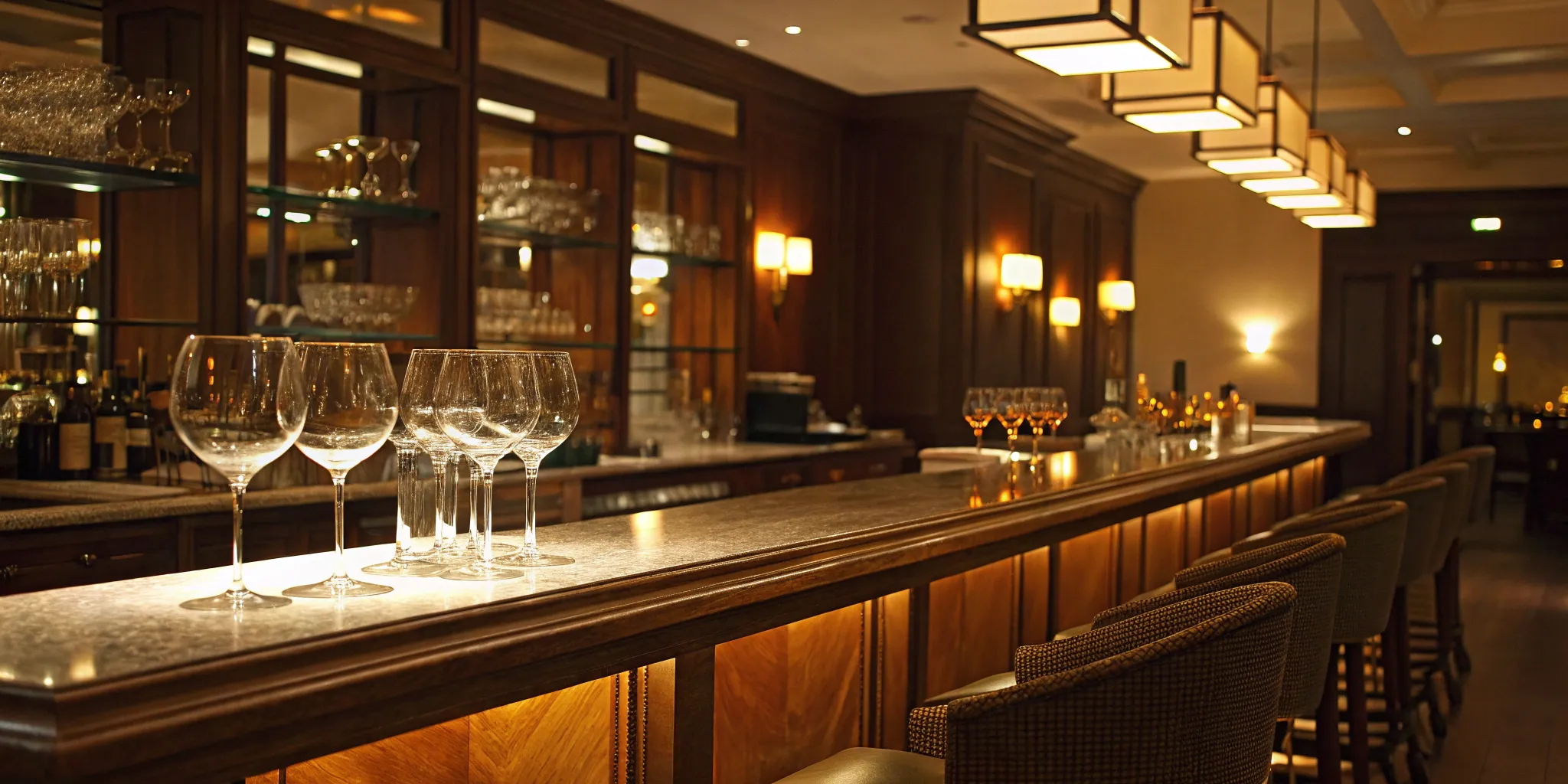 A California restaurant bar, a key factor in how much a liquor license is.